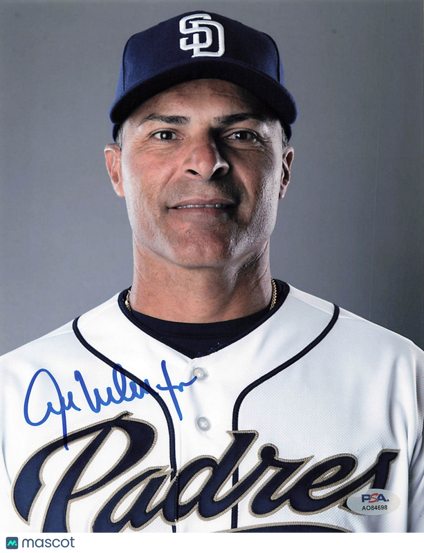 Jose Valentin San Diego Padres Signed 8x10 Photo PSA