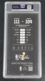 Shai Gilgeous-Alexander Jalen Williams Signed 2025 NBA Finals Ticket Auto PSA