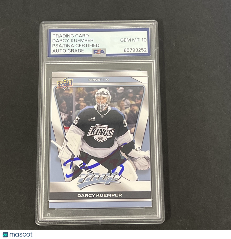 Darcy Kuemper 2025-26 Upper Deck MVP Hockey#164 Signed Card PSA Auto 10