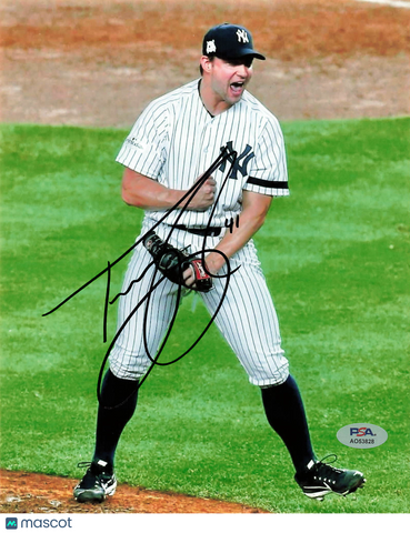 Tommy Kahnle New York Yankees Signed 8x10 Photo PSA