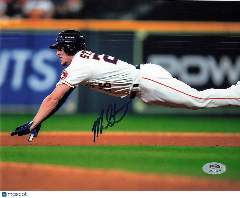 Myles Straw Houston Astros Signed 8x10 Photo PSA