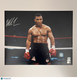 Mike Tyson Signed Boxing 16x20 Photo PSA Autographed