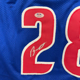 Isaiah Stewart Signed Detroit Pistons Jersey PSA