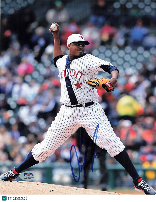 Alfredo Simon Detroit Tigers Signed 8x10 Photo PSA