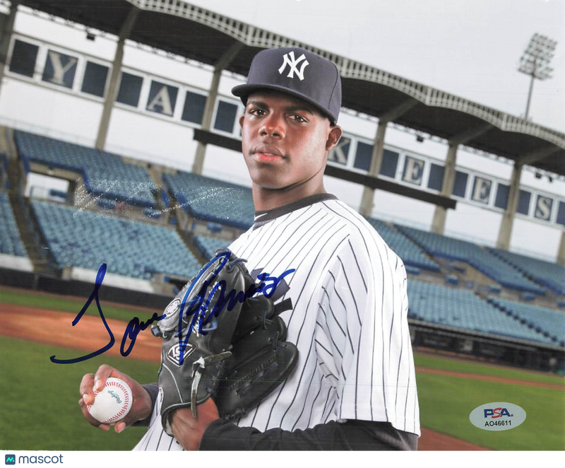James Pazos New York Yankees Signed 8x10 Photo PSA