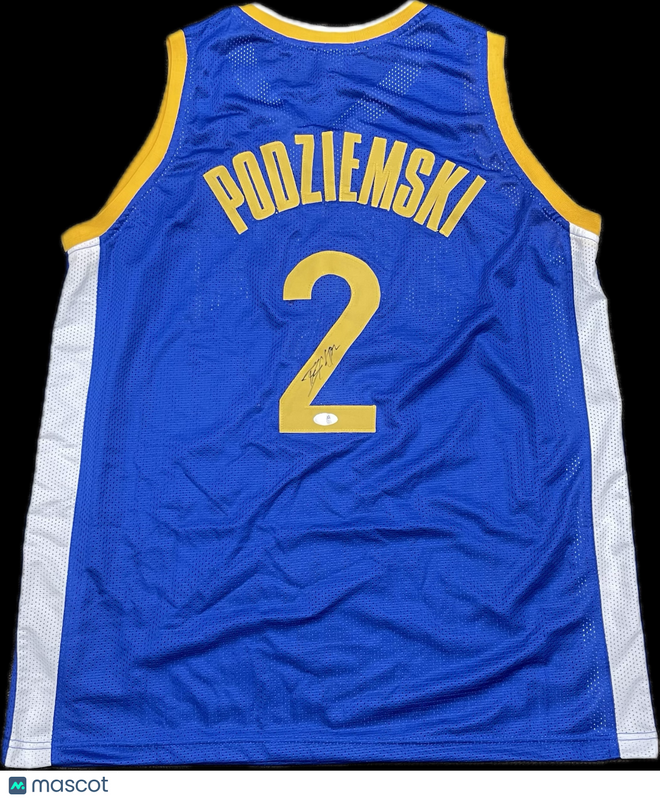 Brandin Podziemski Signed Golden State Warriors Jersey PSA