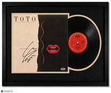 Steve Lukather of Toto Signed Isolation Custom Framed Vinyl Album PSA
