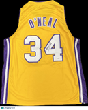Shaquille O'Neal Signed Jersey JSA Los Angeles Lakers Autographed