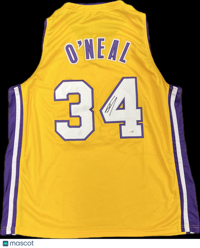 Shaquille O'Neal Signed Jersey JSA Los Angeles Lakers Autographed