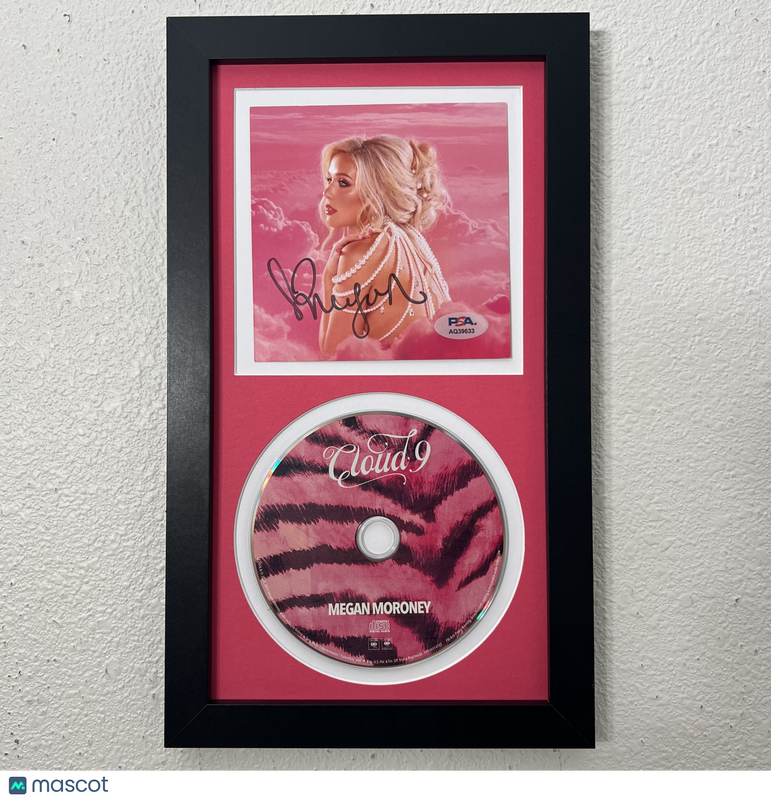 Megan Moroney Signed CD Cover Framed PSA/DNA Autographed Cloud 9