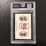 1991 Nike Trading Card Spike Lee #5 Signed Card Auto PSA Slabbed