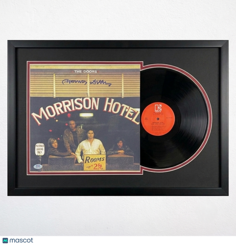 Henry Diltz Signed Morrison Hotel Custom Framed Vinyl Album PSA Autographed
