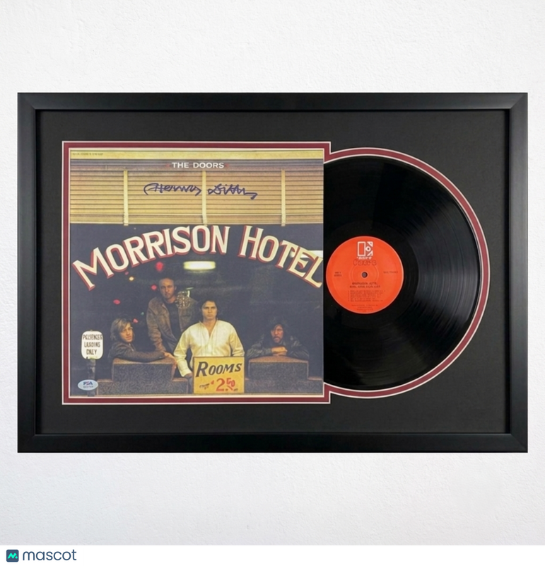 Henry Diltz Signed Morrison Hotel Custom Framed Vinyl Album PSA Autographed