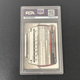 2023 Topps Bowman Chrome#BDC-38 Drue Hackenberg Signed Card Auto 10 PSA Slabbed