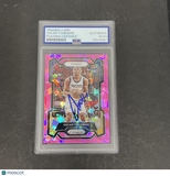 Oscar Tshiebwe 2023-24 Panini Prizm Basketball#292 Signed Card PSA Autographed
