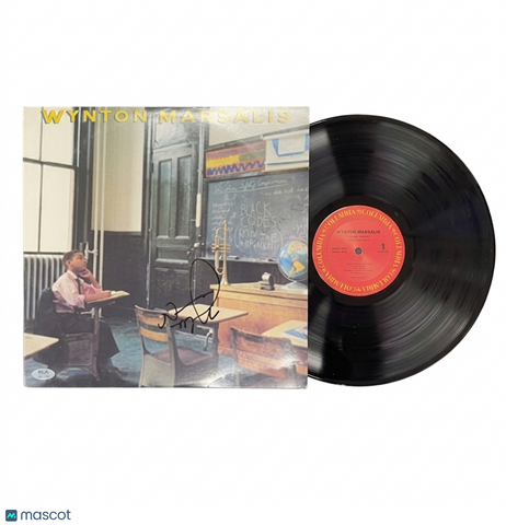 Wynton Marsalis Signed Black Codes From the Underground Vinyl PSA Album Auth