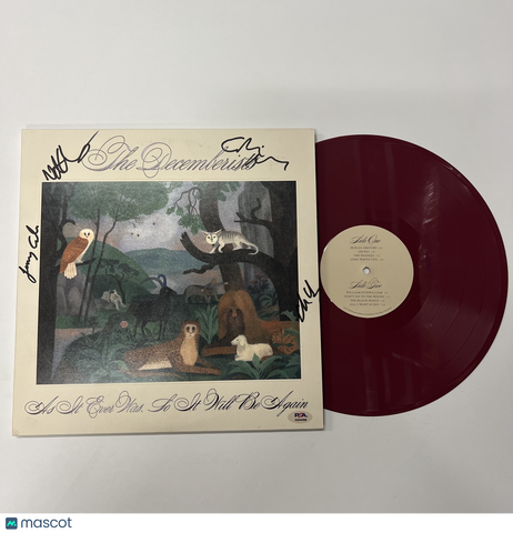 The Decemberisits Signed As It Ever Was, So It Will Be Again Vinyl Cover PSA