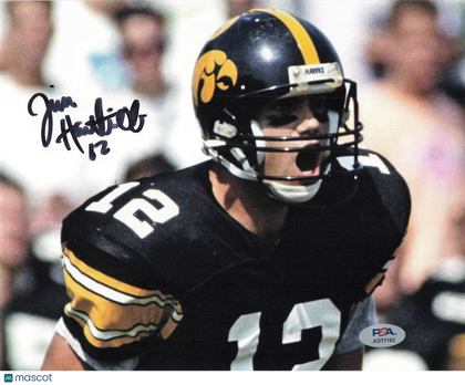 Jim Hartlieb Signed Photo PSA Iowa Hawkeyes