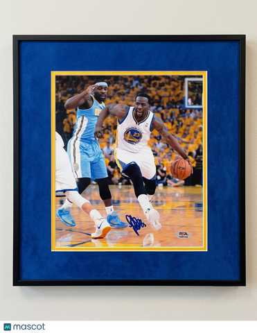 Draymond Green Golden State Warriors Signed 8x10 Custom Framed Photo PSA