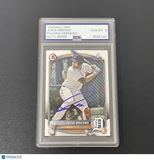 2025 Topps Bowman Prospects#BP-13 Josue Briceno Signed Card Auto 10 PSA Slabbed
