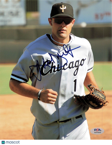 Jordan Danks Chicago White Sox Signed 8x10 Photo PSA