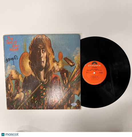 John Mayall Signed The Best of John Mayall Vinyl Album PSA