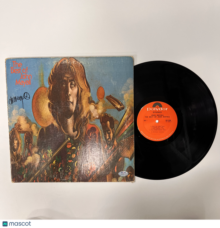 John Mayall Signed The Best of John Mayall Vinyl Album PSA