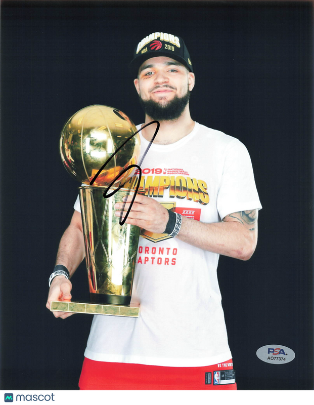 Fred VanVleet Signed 8x10 Photo PSA Toronto Raptors