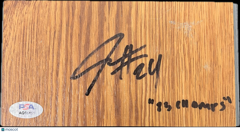 Jordan Hawkins Signed UConn Huskies NCAA Floorboard PSA/DNA