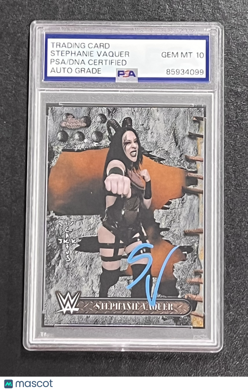 2025 Topps Chrome#70 Stephanie Vaquer Signed Card PSA Auto 10 Slabbed