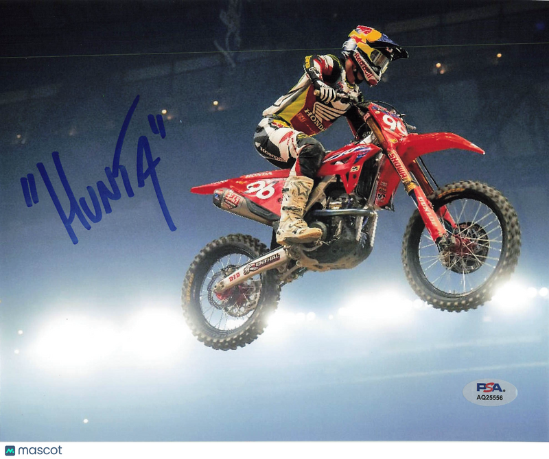 Hunter Lawrence Honda HRC Signed Motocross / Supercross 8x10 Photo