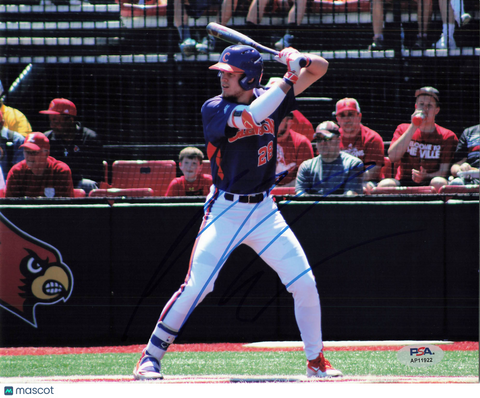 Seth Beer Clemson Tigers Signed 8x10 Photo PSA