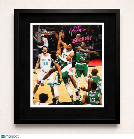 Keldon Johnson San Antonio Spurs Signed Basketball 11x14 Custom Framed Photo PSA