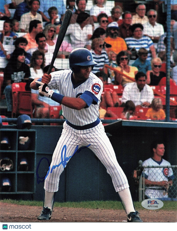 Darrin Jackson Chicago Cubs Signed 8x10 Photo PSA