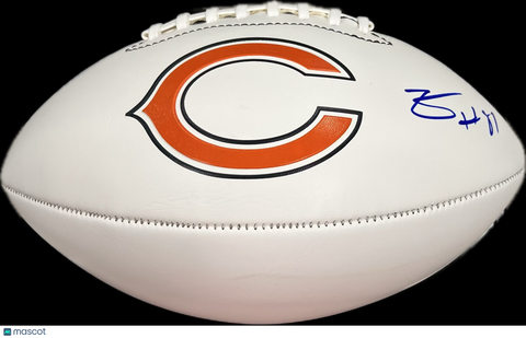 Zavion Thomas Chicago Bears Signed Football PSA Autographed