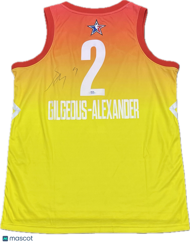 Shai Gilgeous-Alexander Signed  All-Star Jersey PSA Autographed