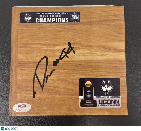 Andre Jackson Jr UConn Huskies Signed Floorboard NCAA PSA