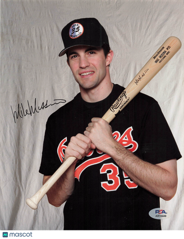 Mike Mussina Baltimore Orioles Signed 8x10 Photo PSA