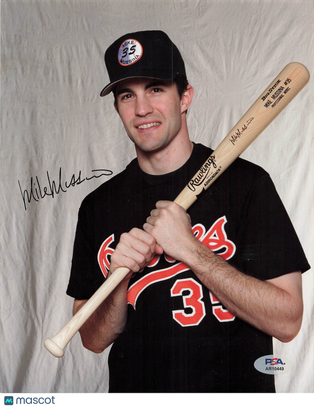 Mike Mussina Baltimore Orioles Signed 8x10 Photo PSA