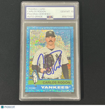 2025 Topps Heritage#481 Carlos Rodon Signed Card PSA Auto 10 New York Yankees