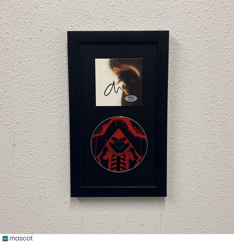 The Weeknd Signed CD Cover Framed PSA/DNA Autographed Hurry Up Tomorrow