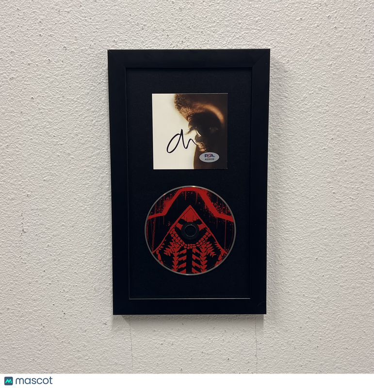 The Weeknd Signed CD Cover Framed PSA/DNA Autographed Hurry Up Tomorrow