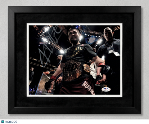 Khabib Nurmagomedov Signed MMA 8x10 Framed Photo Autographed