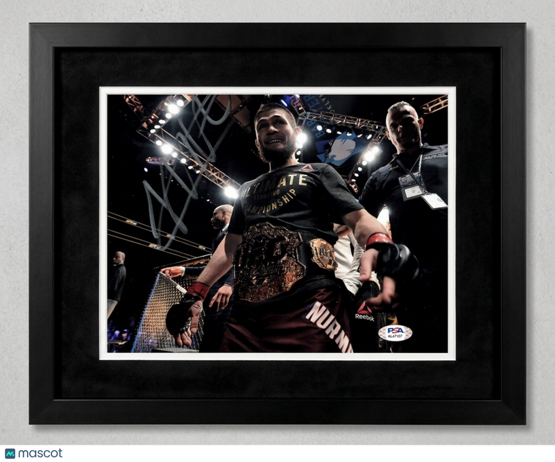 Khabib Nurmagomedov Signed MMA 8x10 Framed Photo Autographed