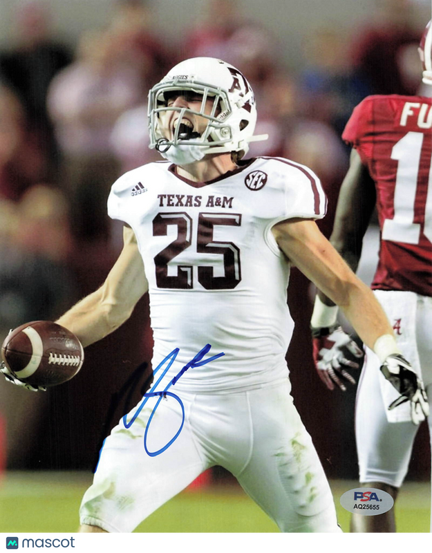 Ryan Swope Signed Texas A&M Aggies Football 8x10 Photo PSA Autographed