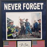 George W. Bush Signed Cut Framed 9/11 JSA Autographed 16x24"