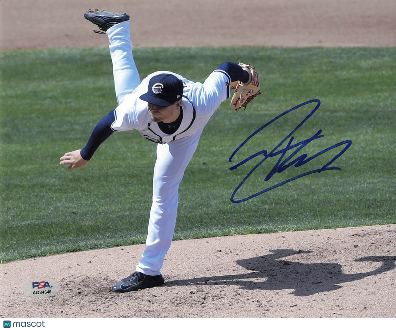 Austin Voth Syracuse Chiefs Signed 8x10 Photo PSA