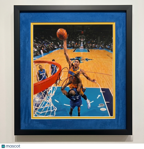 Anthony Davis New Orleans Pelicans Signed 11x14 Custom Framed Photo PSA
