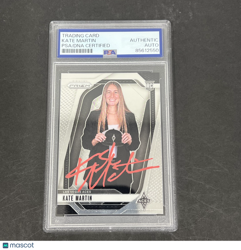 Kate Martin 2024 Panini Prizm rookie card#148 Signed Card PSA Autographed