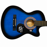 Morgan Evans Signed Guitar PSA Autographed